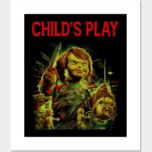 Chucky's Mischief Unleashed Child's Play Movie-Inspired Tee Posters and Art